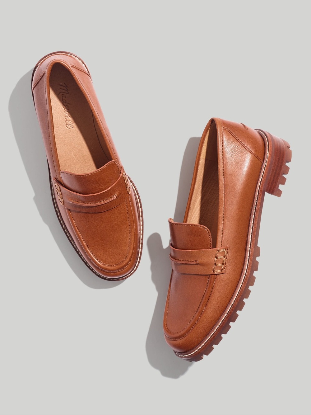 Madewell Corinne lugsole leather loafers 8.5 - Picture 2 of 11